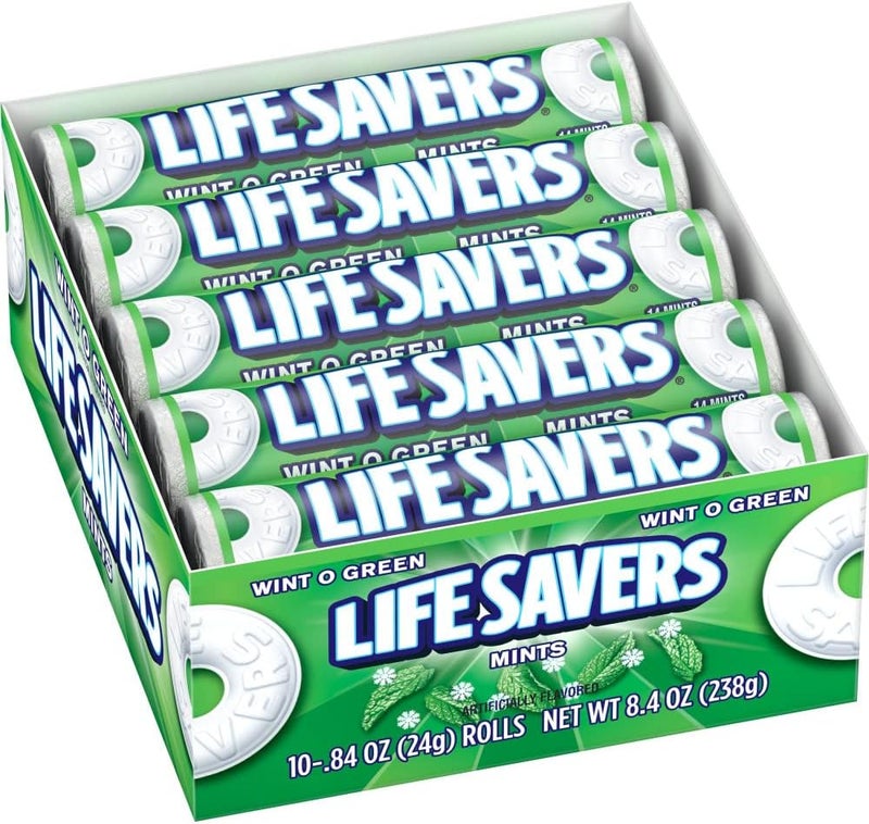Life Savers Wint-O-Green Mints 20-Count Box - Image 1
